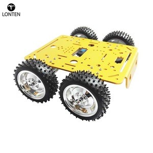 LontenC300 4 Wheel Vehicle t 4 Motor and Driving Wheel Smart Car DIY RC Toy Remote Control Mobile Platform