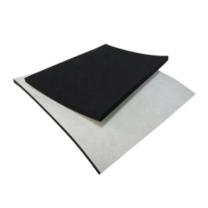 Low price high quality EVA neoprene CR EPDM NBR one side adhesive taped  rubber sheet