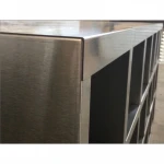 Low Price Stainless Steel Silver Storage Shoe Cabinet Rack