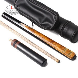 LP excellent series Billiard pool cue 10mm tip China&#39;s long-standing brand imports of ash 3/4 joint inlay butt snooker cue stick