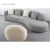 Import Luxury comfortable curved sofa furniture living room sofa design modern style sofa from China