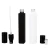Import Luxury Mini 10 ml Black White Frosted Travel Cosmetic Container Aluminum Metal Pump Sprayer Atomizer Glass Spray Perfume Bottle from China
