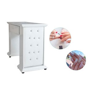 luxury multifunctional huge storage function manicure table nail table with vent