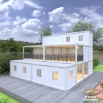 luxury prefab bolt container house  mini 20ft prefab container house   living 4 bedroom container house