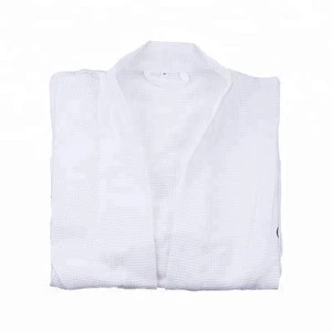 Luxury White Egyptian Cotton Towel Bathrobe for Hotel Spa Beach