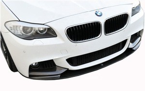 M Tech F10 carbon fiber car front bumper lip spoiler for BMW 2010-2016