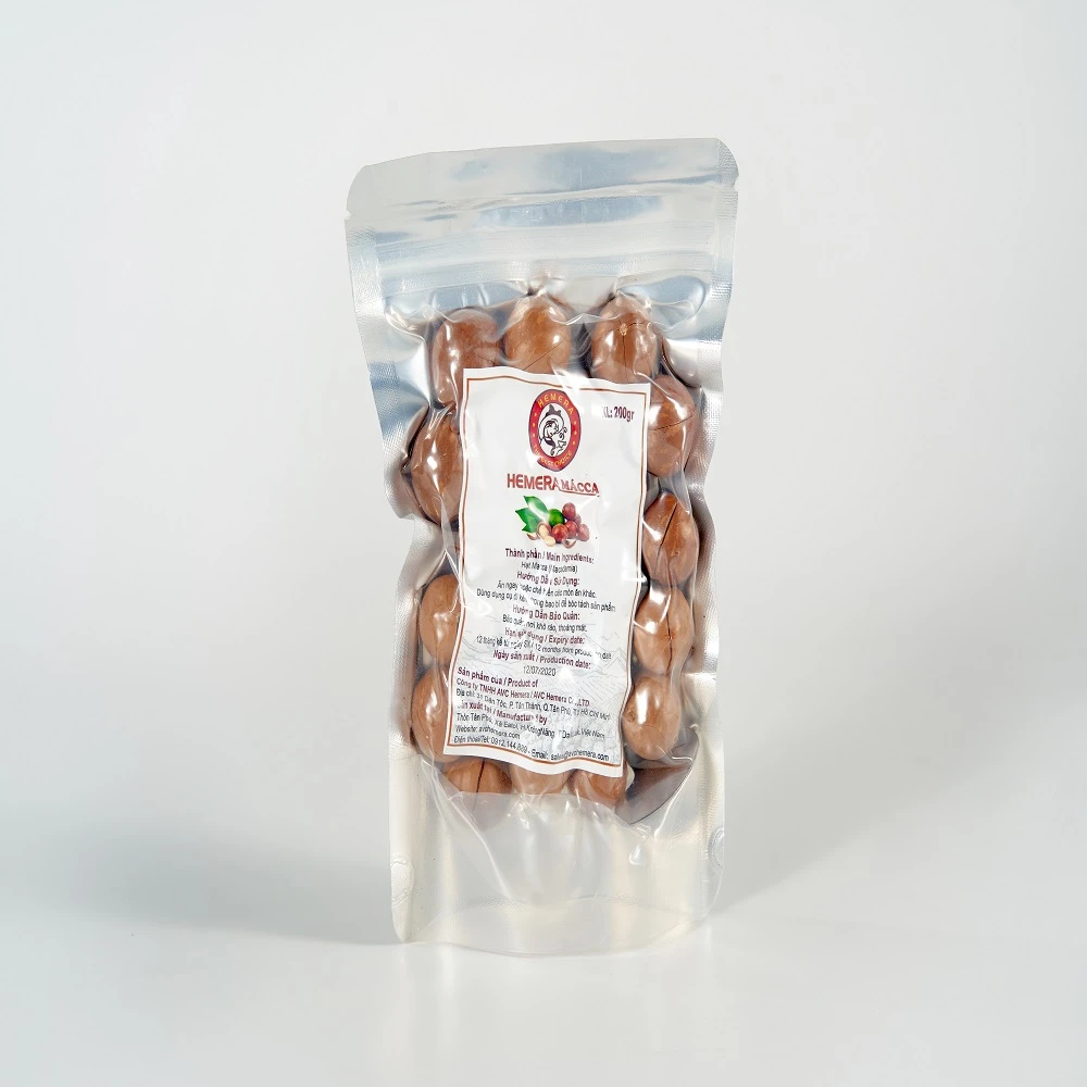 Macadamia Nuts Roasted Organic With Smooth Buttery Texture And Uniquely Flavourful And Creamy Taste
