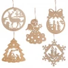 Made In China Wholesale Wooden Crafts Christmas Tree Decoration Pendant