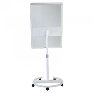 Magnetic tempered glass whiteboard mobile writing board dry erase board office meeting glass board with stand