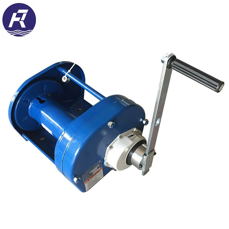 Manual hand anchor winch for sailboat boat drum winch