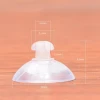 Manufacturer 15mm small clear plastic rubber suction cup