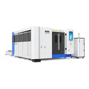 Manufacturing CNC fiber laser cutting machine for metal pipes and plates SF3015HM series