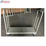 material handling tools collapsible 6 wheels hand carts trolley
