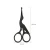 Import Matte Black Crane Shape Eyebrow Cutting Makeup Tools Cosmetic Scissors For Nose from China