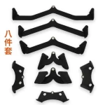 MD-8066 back muscle exercises gym fitness equipment V Bar Grip Handles lat pull down bar