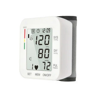 Measurement Home use Automatic Digital  wrist watch Blood Pressure Monitor Heart Beat Rate