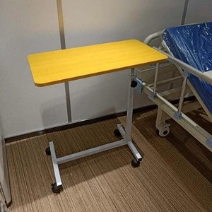 Medical bedside tables hospital bed patient bed tray table eat in bed