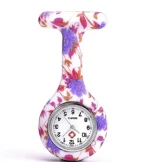 Medical nurse watch with silicone band japanese quartz movement