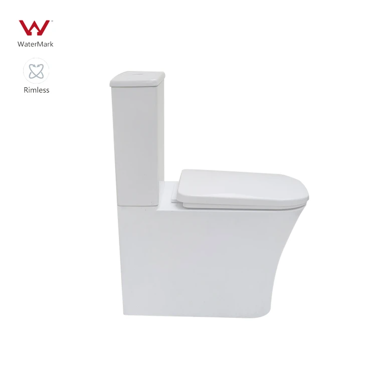 Medyag Newest MFZ-72C/D Dual-Flush Rimless Ceramic Sanitary Ware Two Piece Wash Down Back To Wall Toilet