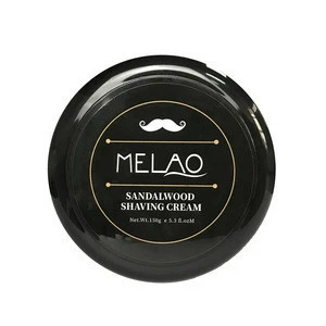 MELAO Men Beard Shaving Foam Refreshing Shaving Balm Soften Beard Reduce Friction Shaving Cream 150g
