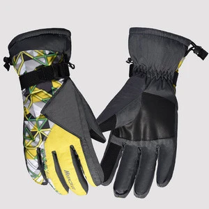 Mens/Womens waterproof winter warm outdoor wholesale fashion ski glove