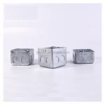 Metal Galvanized Junction Boxes Octagonal Box Electrical Connector Electronic Instrument Enclosures
