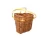 Import Mini bamboo basket decoration craft for doll and toy from China