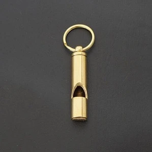 Mini Brass Survival Whistle