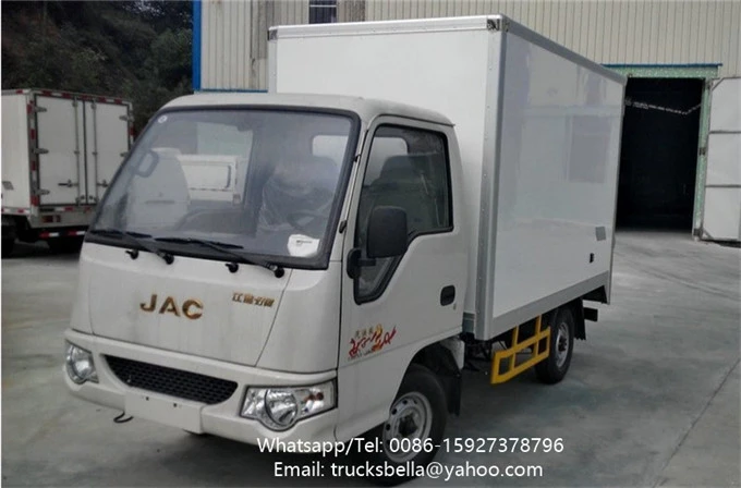 mini JAC cargo truck van box truck for sale
