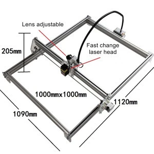 Mini laser cutter 500MW Desktop Laser Engraving Machine  CNC Printer 100x100CM