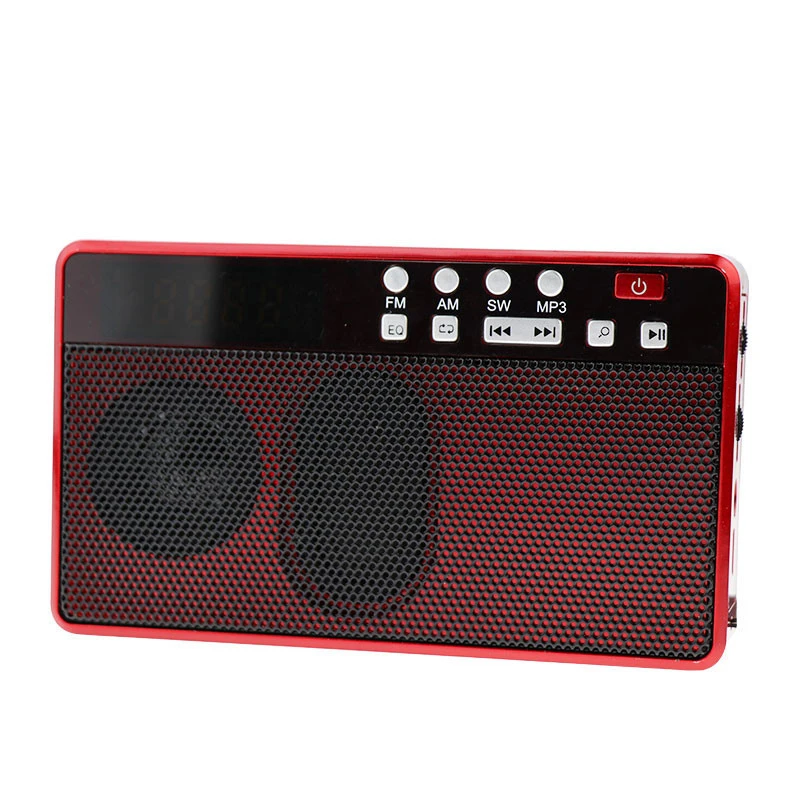 Mini portable Usb Player  FMRadio New Retro Home Clock Bluetooth Customized Wood Pocket Power Battery Style available from stock
