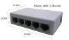 Mini style plastic case switch 5 port 10/100M desktop  network switch