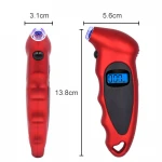 Mini tire pressure gauge car air gun tire pressure gauge