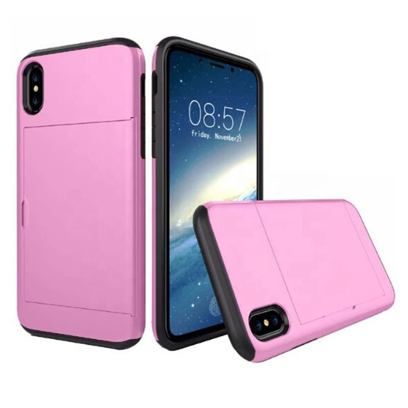 Mobile phone accessories new fit kickstand phone case for iphone X XS