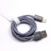 Mobile Phone Super Fast Charger Braided Magnetic USB Charging Data Cable For iPhone