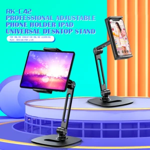 Mobile Tablet Holder Universal Desktop Cell Phone Stand Compatible with All Mobile Phones Angle Height Adjustment Factory Price