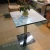 Import Modern chairs and tables restaurant steel leg dining table set from China