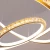 Import modern chandelier earrings crystal LED pendant light from China