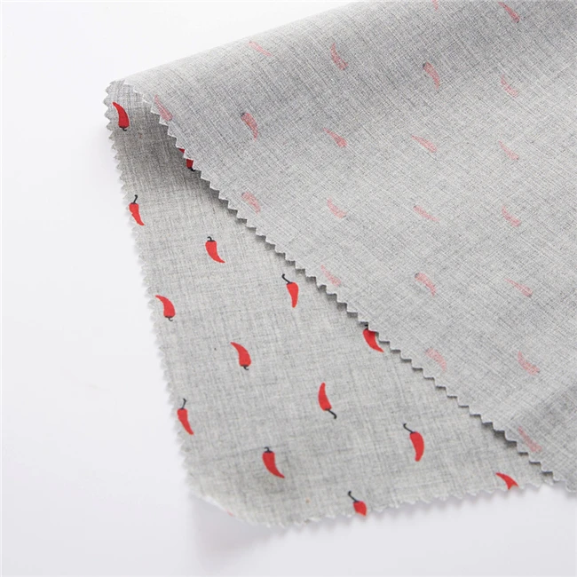 Modern design  chili print fabric 100% cotton fabric  print fabric