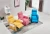 Import Modern design Commercia furniture European Modern Beauty colorful sofa Nail Station Furniture Manicure Table and chair from China