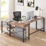 Modern  Furniture L-Shaped Wood Metal Frame Home Office Corner Writing Desk Table Studio Computer Desk