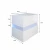 Import Modern minimalist bedside table bedroom home with two storage drawers and 16-color remote control LED lights from China