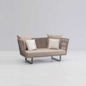 Modern Outdoor Aluminium Garden Woven Rope Furniture Sofa set