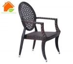 Modern Rattan Garden Furniture Mini Outdoor Chair Table Set