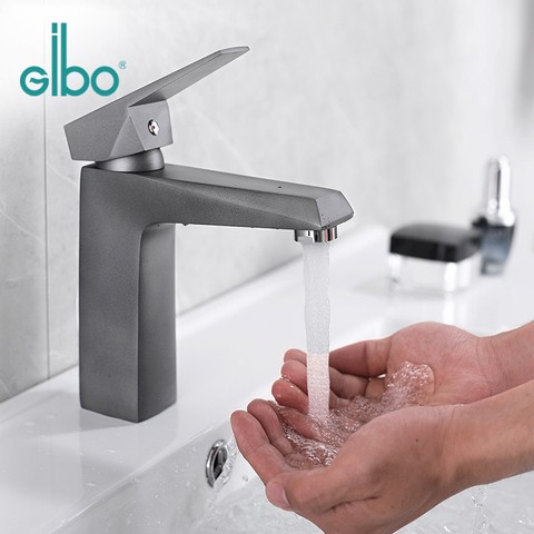 modern single handle brass wash basin faucet mixer tap bathroom