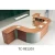 Import Modern wooden reception desk salon front office desks from China