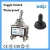 Import momentary toggle switch on-off-on slide 6P switch from China