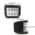 Import Motorcycle Lighting System 27W 48W Work Led Pod Light 4x4 Dual Color Strobe Flashing 24V 12V Motorcycle 3 inch Led Work Light from China