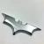 Import Motorcycle Sport 3D Silver Car Sticker Metal Bat Logo Batman Badge Chrome Emblem from China