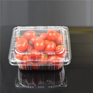 MR-8-250 Customized disposable eco-friendly plastic food container frozen food / fruit packaging tray for supermarket